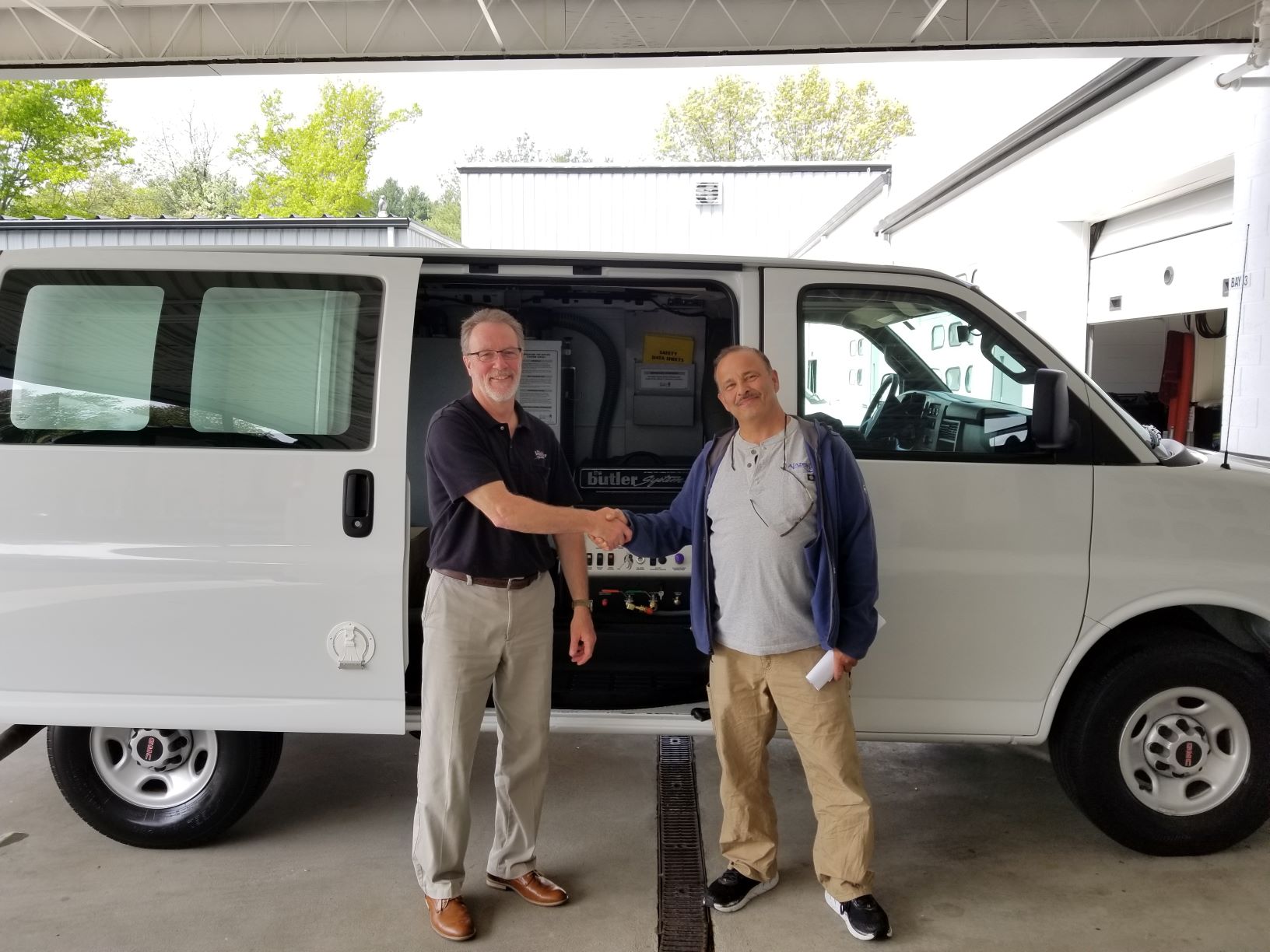 Mr. Ralph DiCostanzo purchases of his 4th new Butler truck mounted carpet cleaning machine!