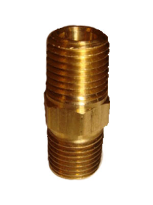 1/4" Brass Hose Barb  MPT X 1/4" Hose Connector
