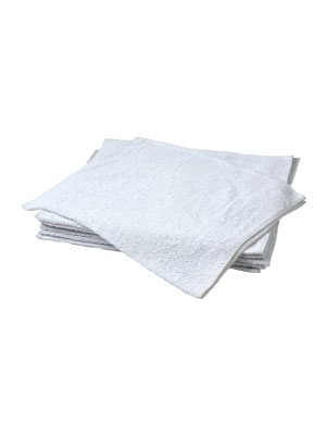 Multi-Purpose White Terry Towels